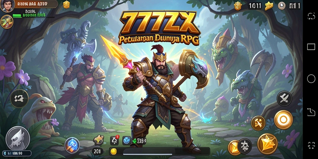 Tampilan gameplay 777ZX yang epik dan mengasyikkan di dunia RPG.