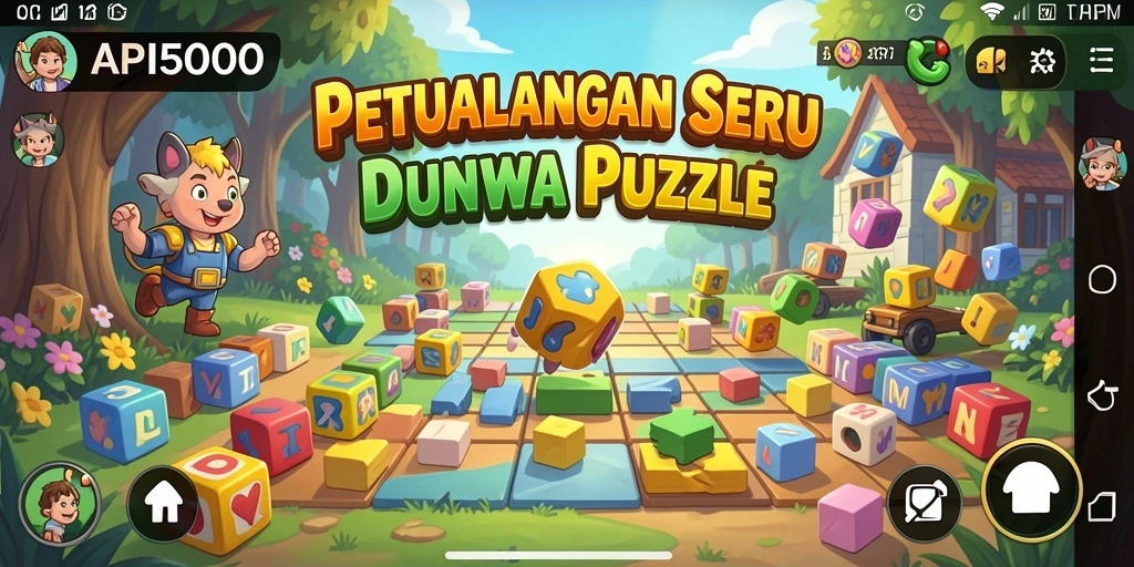 Screenshot gameplay API5000 menampilkan tantangan Puzzle yang menarik.
