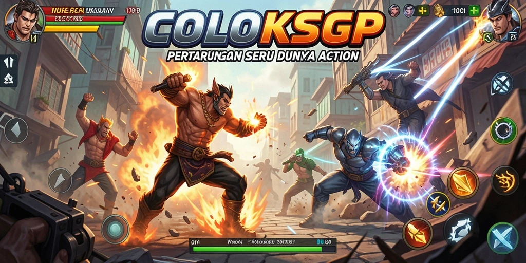 Gameplay seru COLOKSGP dengan pertempuran yang mendebarkan.