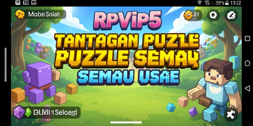 Screenshot gameplay RPVIP5 dengan tantangan puzzle yang menakjubkan.